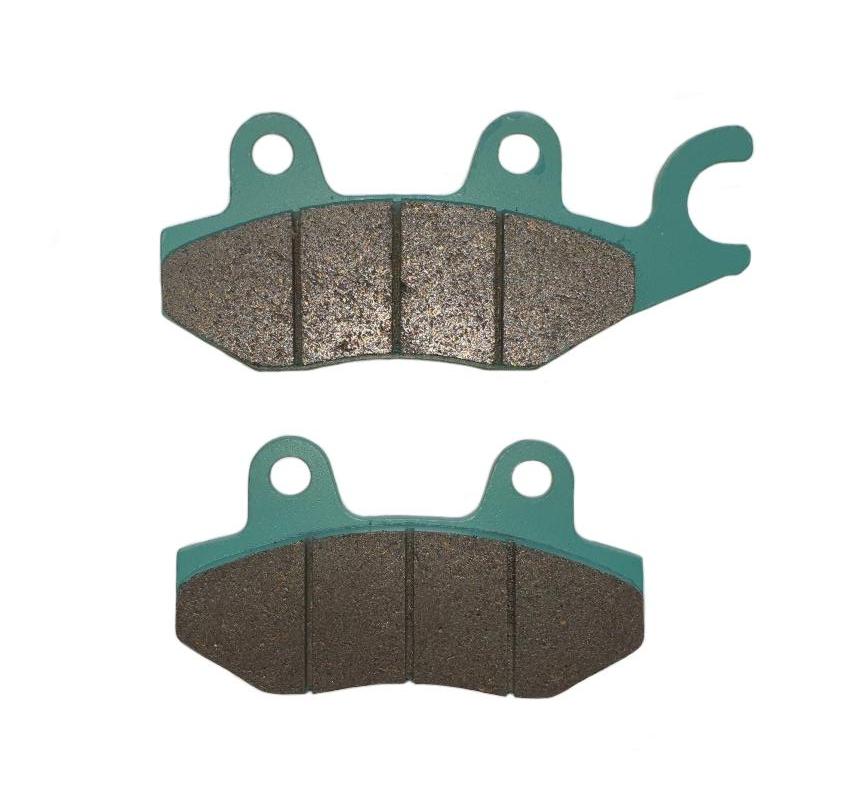 Колодки тормозные дисковые NIRVANA, VOLCAN, Z50R, LX, Z1 (зад.) VJ (перед.) C левым ухом FA165, 197 