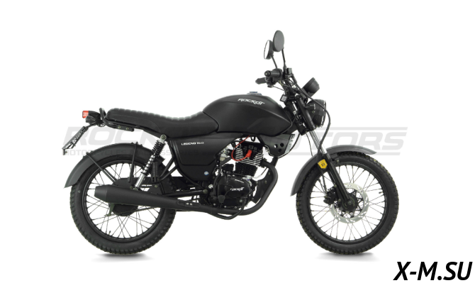 Мотоцикл дорожный ROCKOT LEGEND 150 (черный матовый, ЭПТС) 