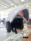 Шлем модуляр HETOSHI X-202 (светополоса,USB-кабель,встр.батарея) цв. Белый р. M