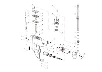 Нижний корпус 4-Х ТАКТНОГО ПЛМ HIDEA HDF15HS