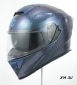 Шлем интеграл карбоновый HETOSHI FF936S CARBON 6K CUBIC CHAMELEON BLUE р.L