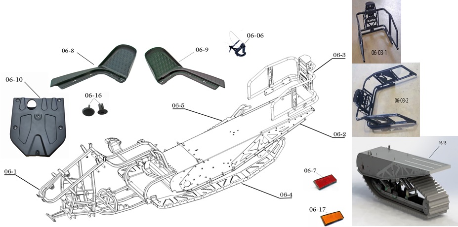 Запчасти для снегохода стелс. Рама снегохода стелс Капитан. Рама от снегохода стелс Капитан 150. Рама снегохода OSM 1000. Модуль рамы снегохода стелс.