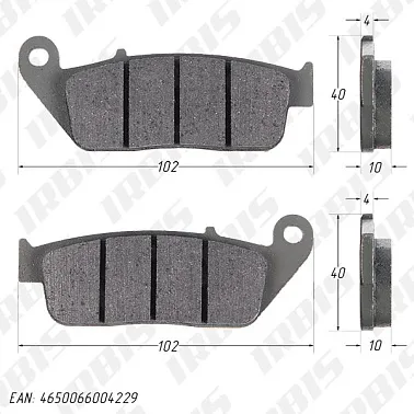 Колодки тормозные дисковые Z1 (перед)